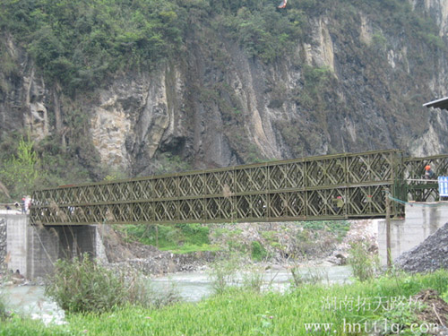 貝雷橋52米三排雙層321鋼橋